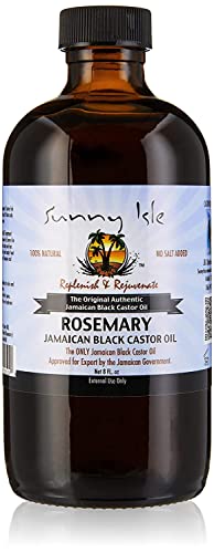Sunny Isle Rosemary Jamaican Black Castor Oil, 8oz