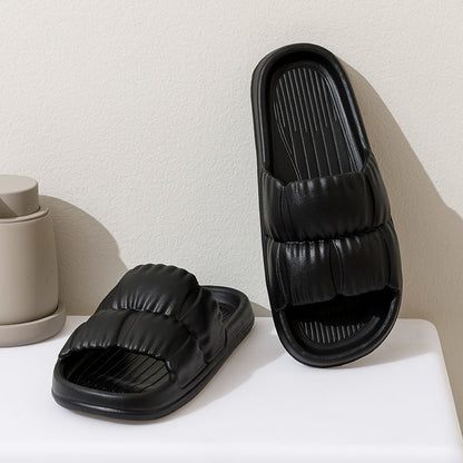Thick Sole Women's Bathroom Slippers – Non-Slip Waterproof Shower Shoes
