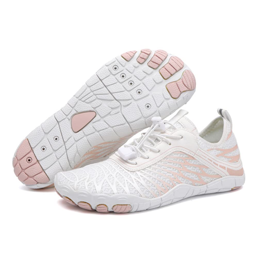 Unisex Barfuß-Wasserschuhe mit Gummi-Außensohle