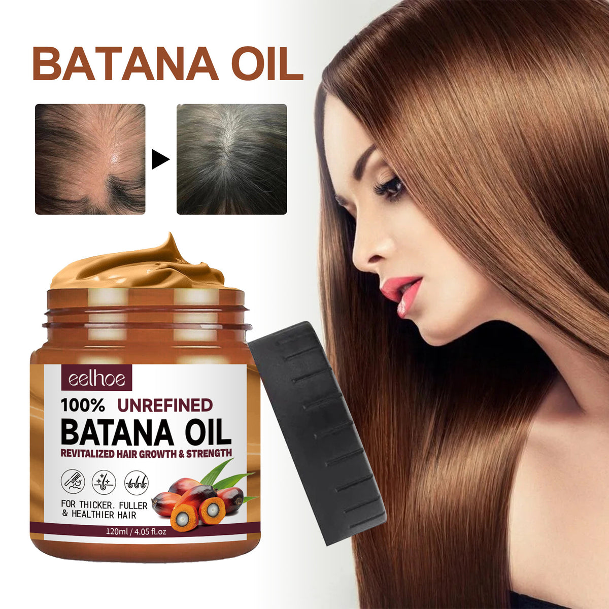 EELHOE Batana Oil Nourishing Hair Conditioner, 120ml