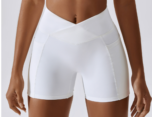 Damen-Laufshorts mit Hüfttaschen | Leichte Fitness-Shorts
