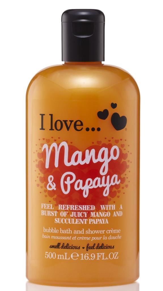 Ich LIEBE Mango & Papaya Bade- und Duschcreme — 500 ml