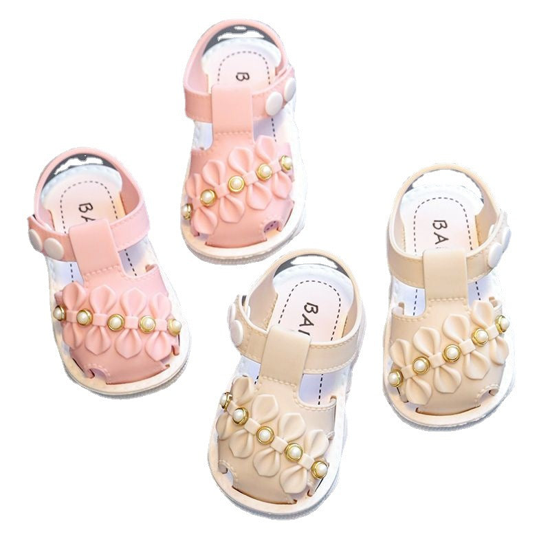 Echte Leder-Sommersandalen für Baby-Mädchen