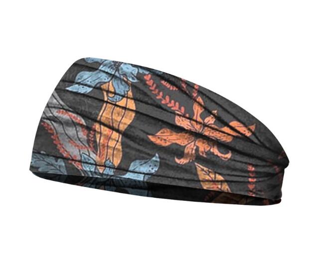 Floral Print Wide Headband – Yoga & Everyday Hair Band