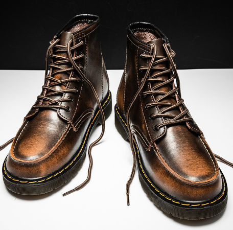 Men’s High-Top Leather Boots