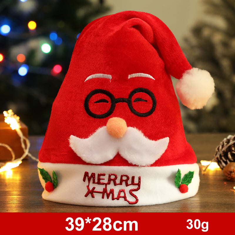 Weihnachten Schneemann & Weihnachtsmann Mützen | Festliche Weihnachtsmützen