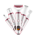 5-in-1 Lady Shaver Grooming Kit – Electric Women’s Shaver for Face, Body & Bikini Line