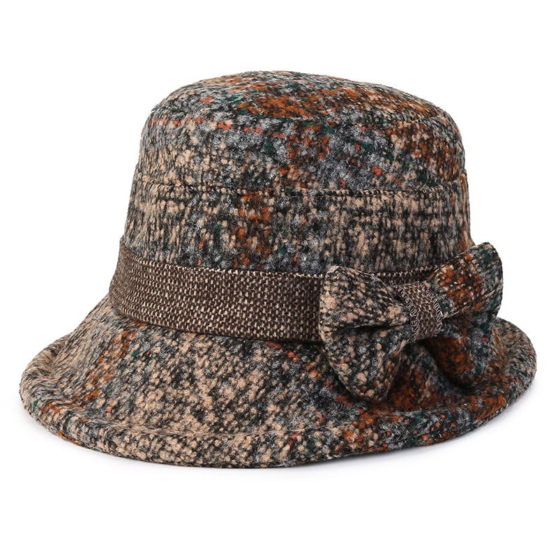 Women's Tweed Bucket Hat