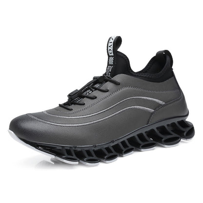 Leather Blade Sports Shoes, Casual Running Shoes for Men