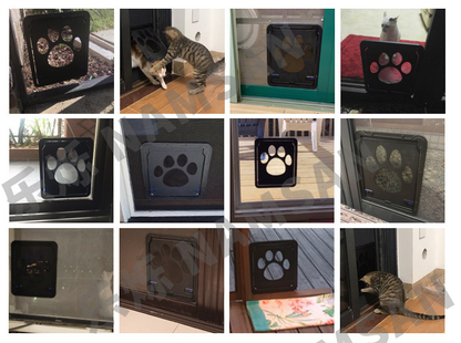 Pet Door with Anti-Scratch Flap – Easy Access for Cats and Dogs