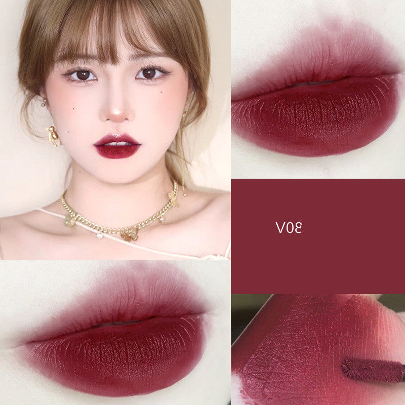 Velvet Lip Glaze – Matte Mud Lipstick in 8 Shades