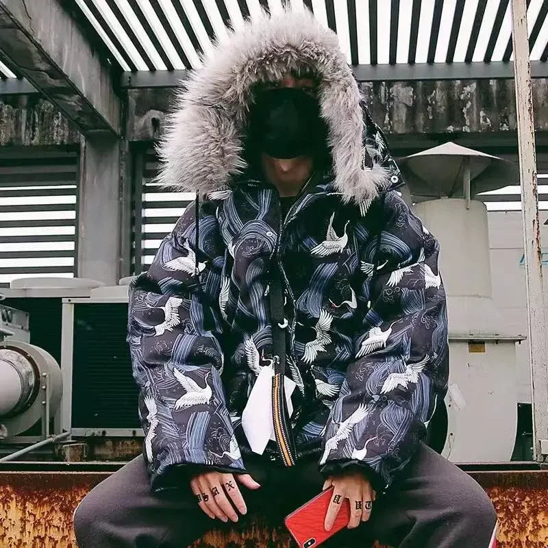 Unisex Hooded Padded Winter Jacket