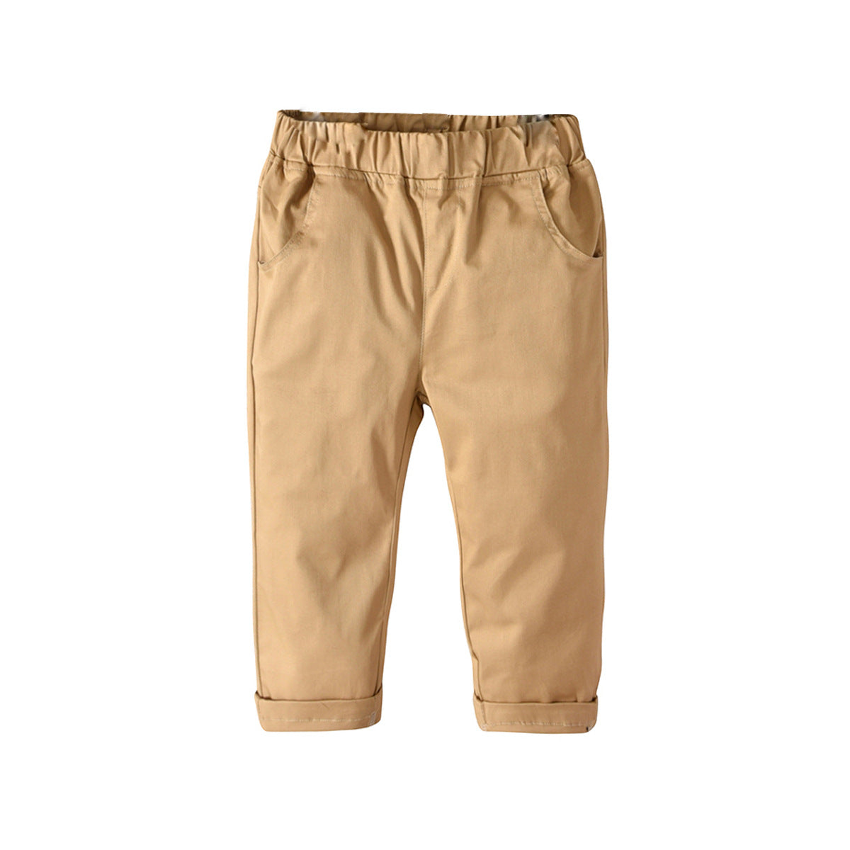 Kids' Cotton Casual School Uniform Trousers