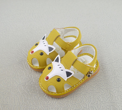 Cartoon Closed-Toe Toddler Learning Sandals