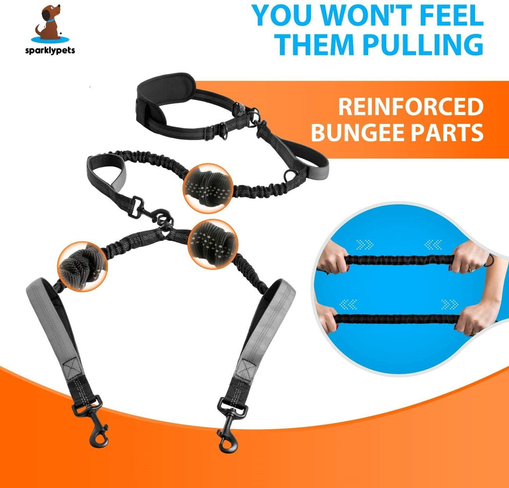 Laisse multi-fonctions réglable pour chien – Laisse de dressage pour chiens