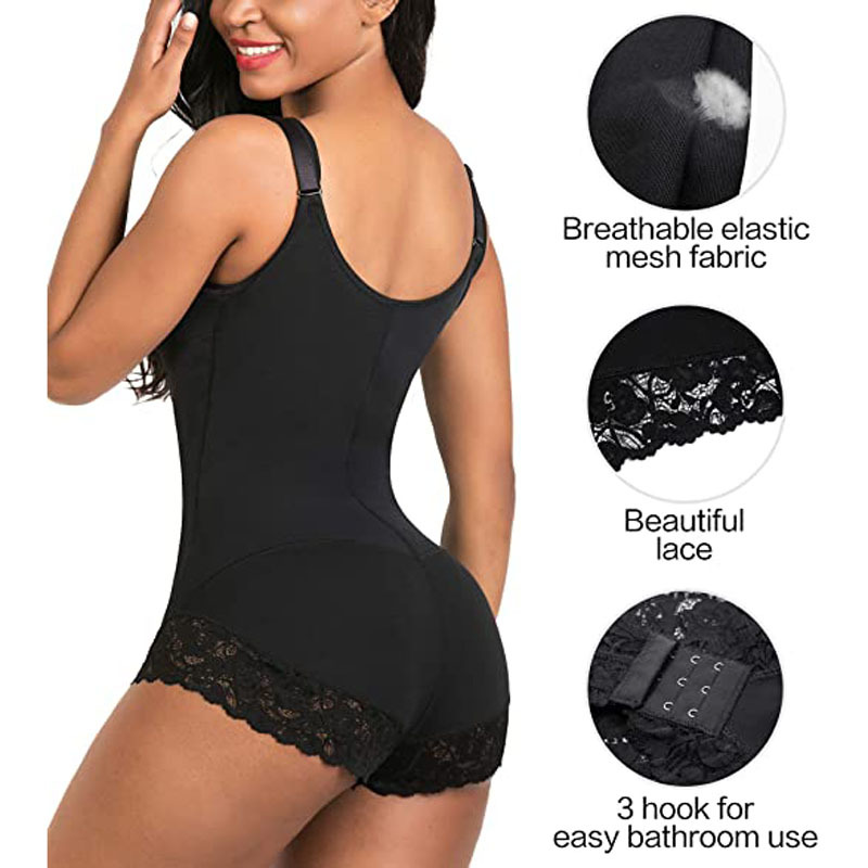 Seamless Hip Lifting Body Shaper Tights with Zipper