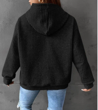 Women's Loose Hooded Sweater