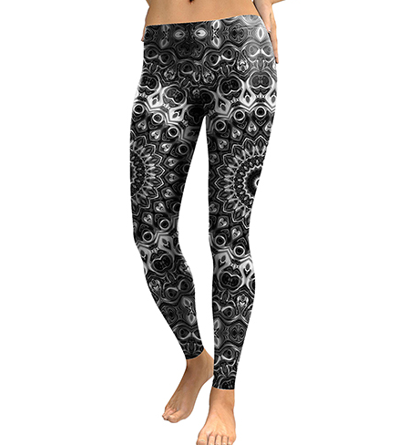 Women's Printed 7/8-Length Stretch Leggings