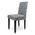 Geometric Stretch Chair Cover
