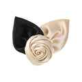 Retro Satin Rose Hairpin Clip