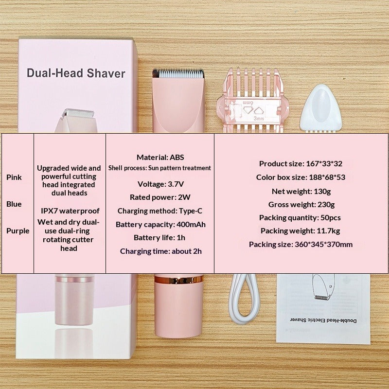Dual-Head Hair Remover