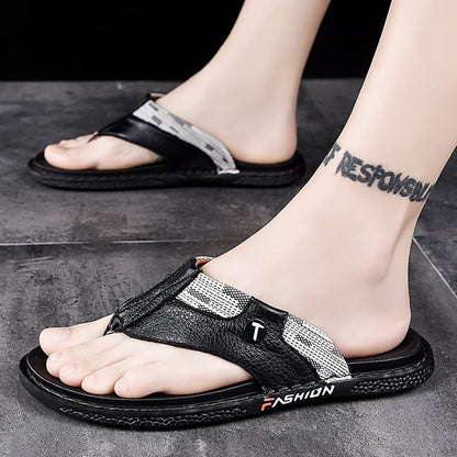 Men's Open Toe Leather Sandals