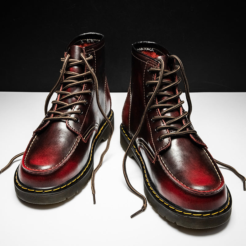 Men’s High-Top Leather Boots