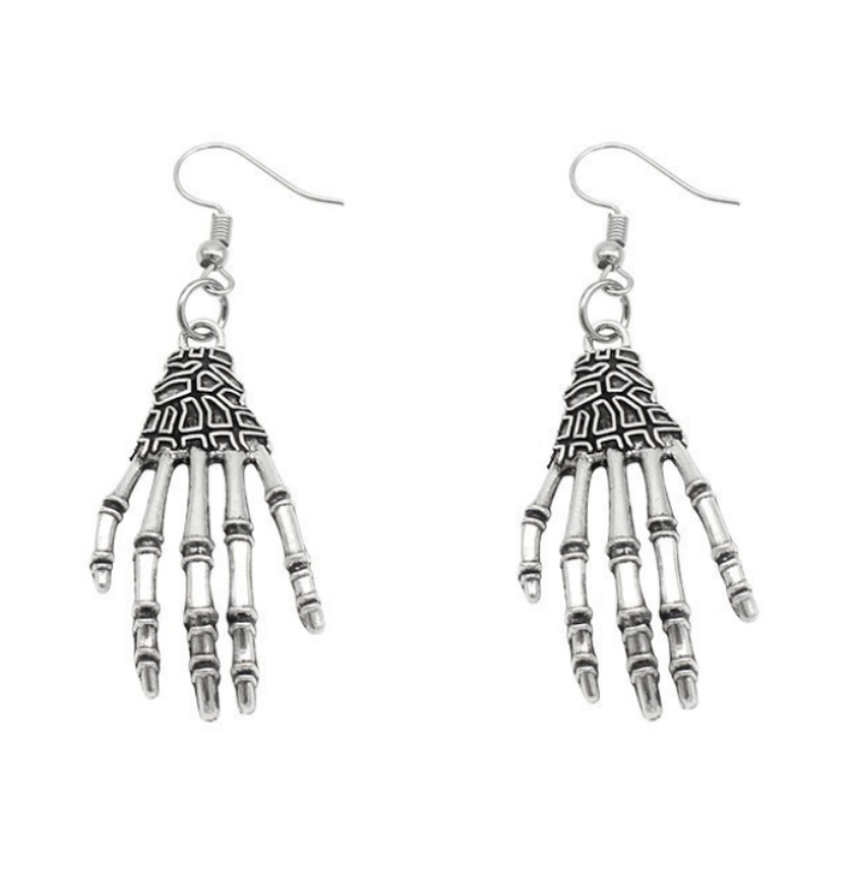 Skeleton Hand Earring or Keychain