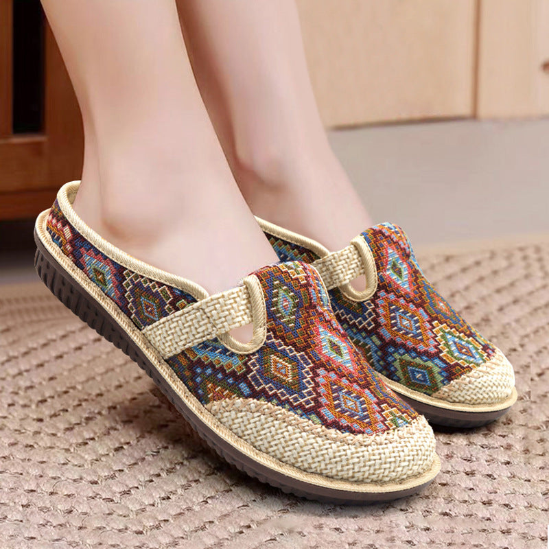 Women’s Embroidered Slip-On Shoes