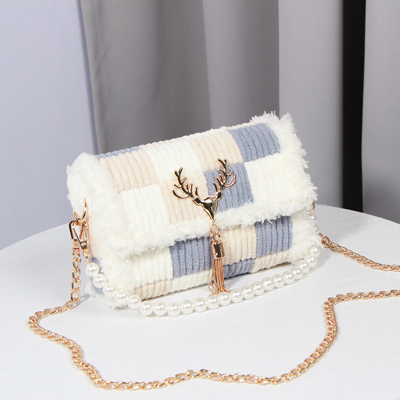 Women's Cotton Bag with Magnetic Closure