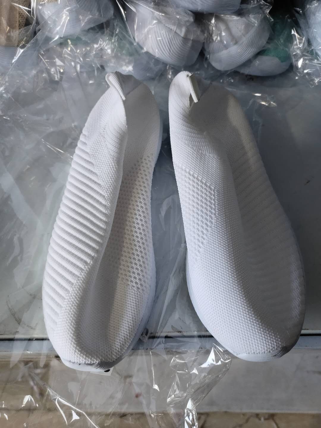 Baskets chaussettes en maille tricotée pour femmes à semelle épaisse