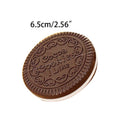 Novelty Chocolate Biscuit Folding Makeup Mirror – Portable Compact Mirror