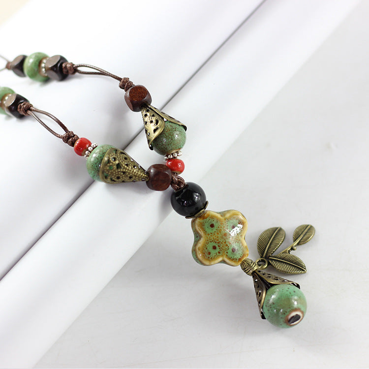 Long Pendant Sweater Necklace for Women