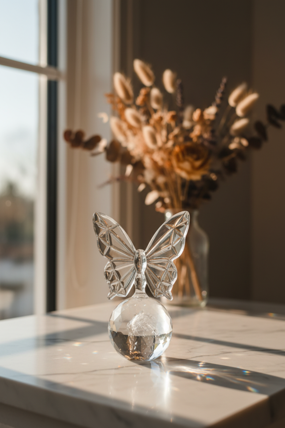 Crystal Butterfly Figurine