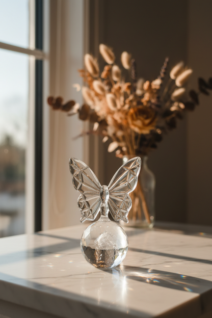 Crystal Butterfly Figurine