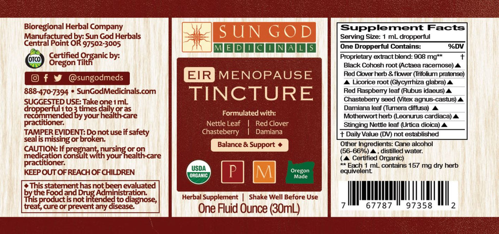 Eir Menopause Herbal Tincture