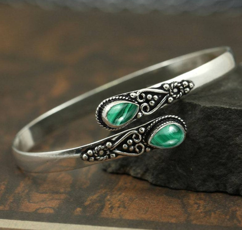 Adjustable Vintage Agate Bracelet