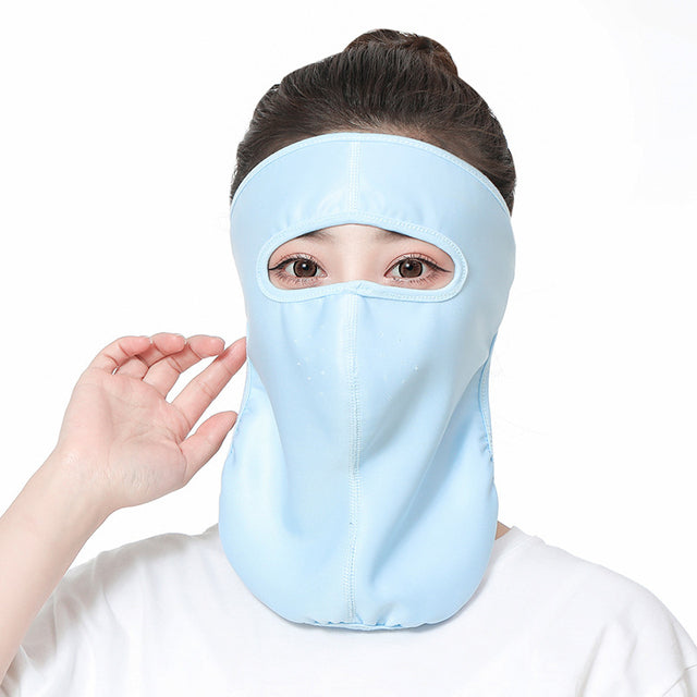Ice Silk UV Protection Full Face Summer Mask