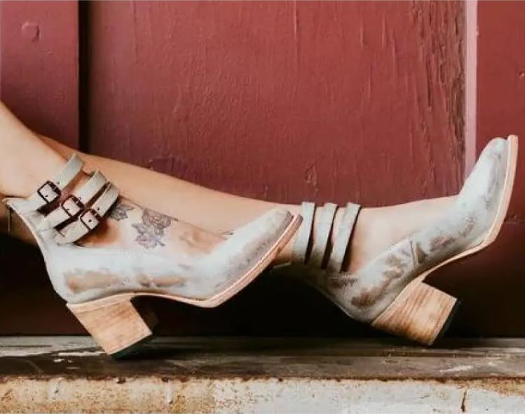 Buckle Pointed Sandals for Women