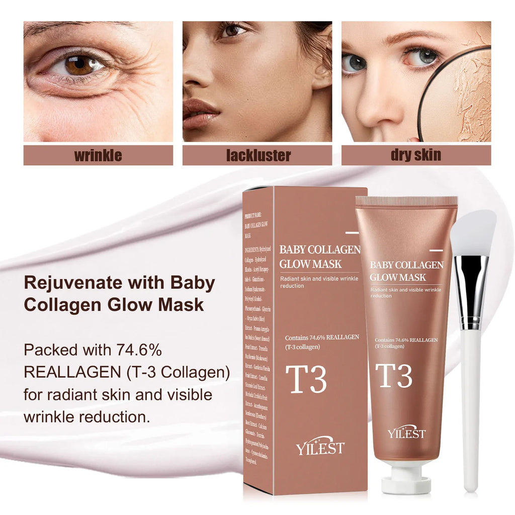 Baby Collagen Moisturising Face Mask – Plumping & Deep Hydration