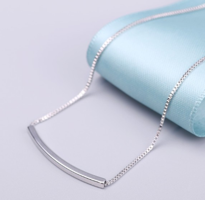Women's Silver Chain Necklace