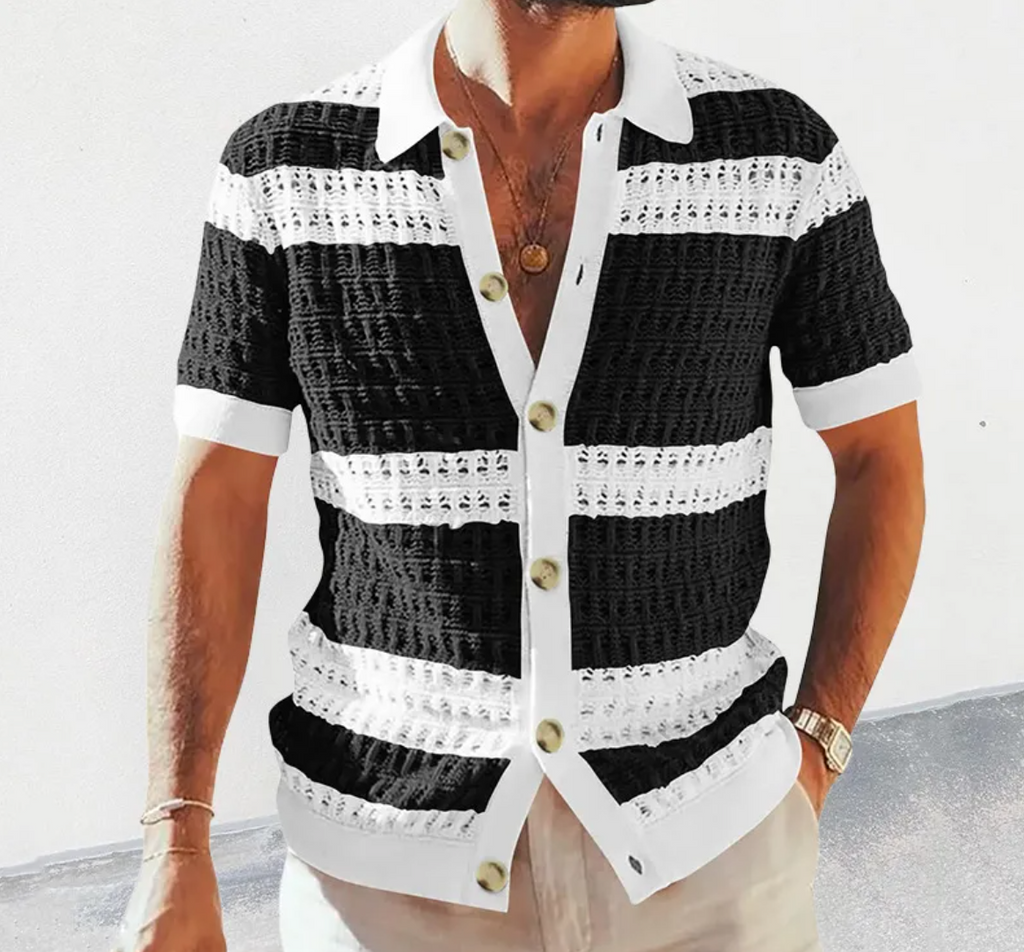 Men's Summer Collar Shirt – Smart Casual Button-Up in Multiple Colours | M–2XL