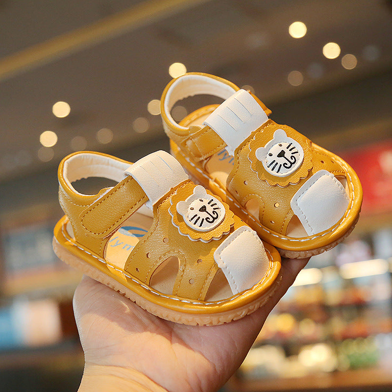 Echte Leder Baby Mädchen Sommer Strand Sandalen