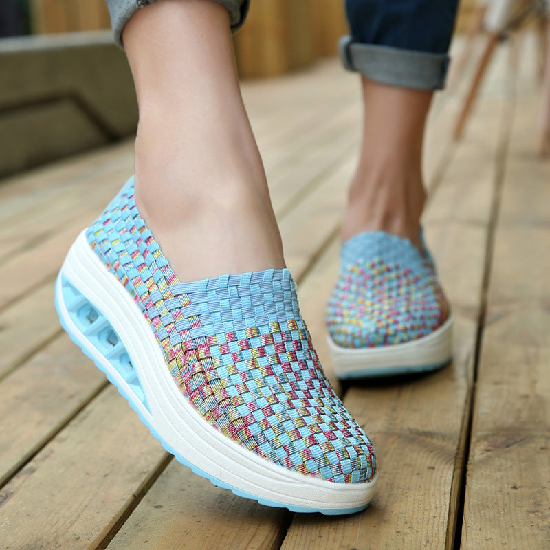 Women's Casual Breathable Canvas Trainers | Lightweight Sports Shoes