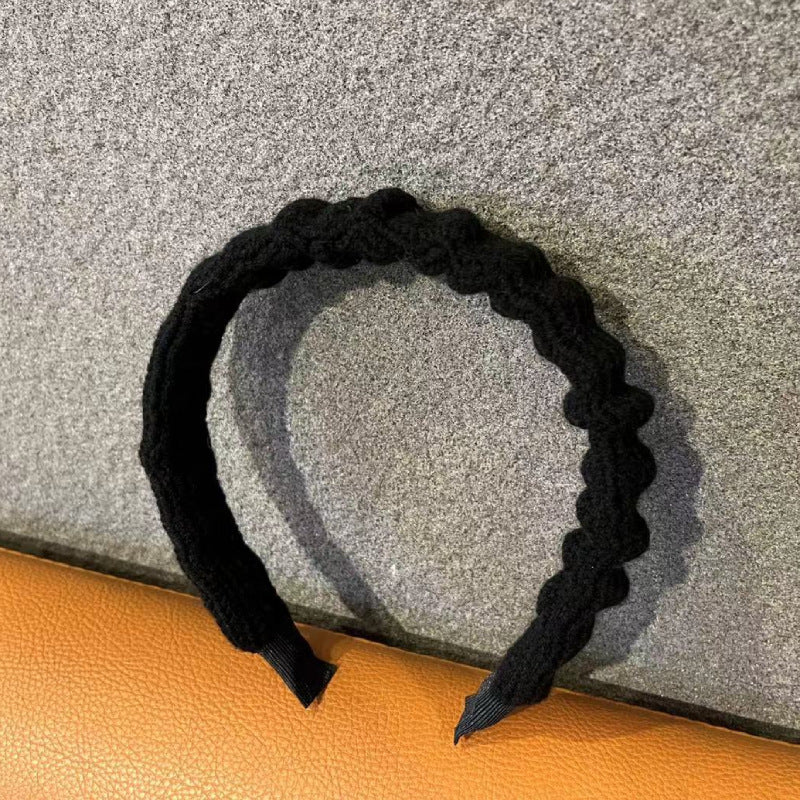 Retro Woolen Headband for Women – 8 Colours
