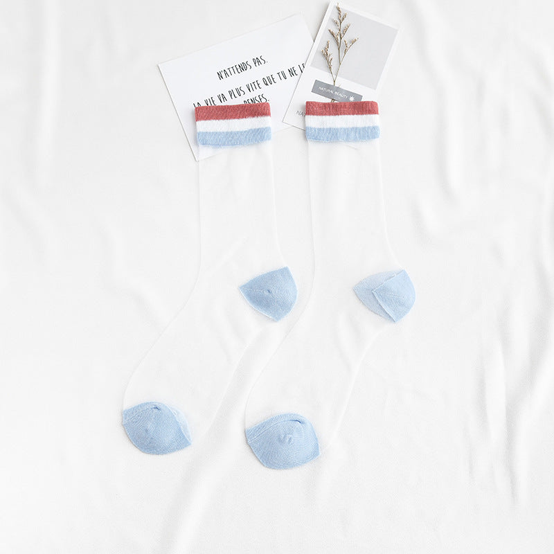 Women's Breathable Cotton Tube Socks