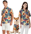 Hund Hawaii Blumen Sommer T-Shirt – Atmungsaktive coole Haustierkleidung