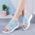Damen-Plattform-Sportsandalen