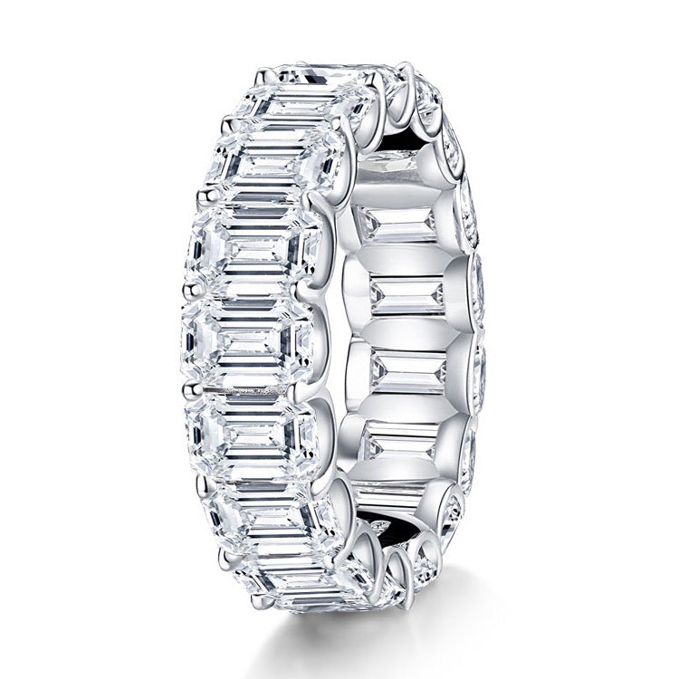 Sterling Silver Simulated Diamond Ring