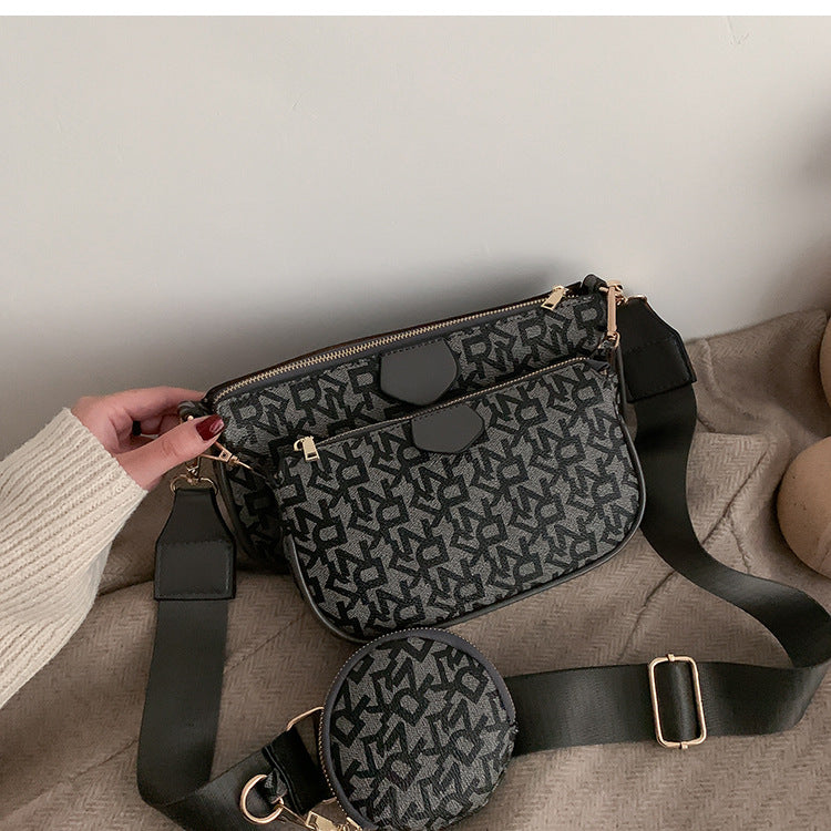 Vielseitige PU-Umhängetasche – Quadratische Ein-Schulter-Handtasche in 5 Farben